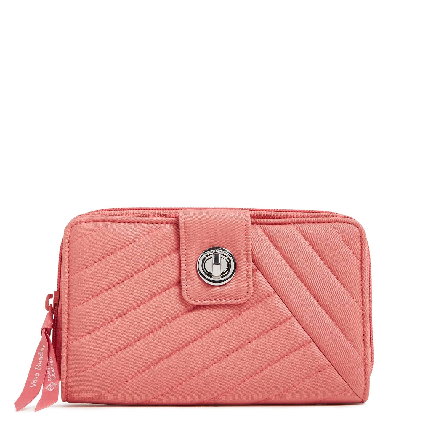 HOTCotton Turnlock Wallet With Rfid Protection