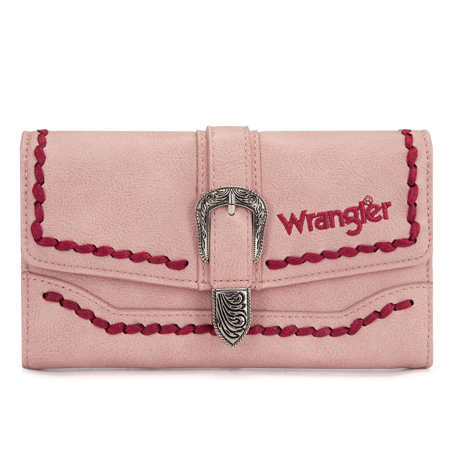 HOTMontana West Wrangler Wallets for Women Western Buckle RFID Blocking Wallet Credit Card Holder