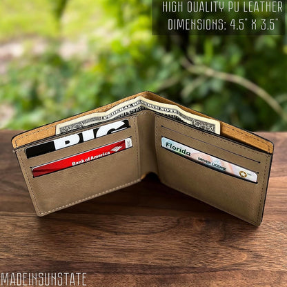 HOTHawaii Turtle Leather Wallet: Unique Island Design Gift - Perfect for Mom, Dad, Friend, Sister on Christmas, Birthday, Vacations