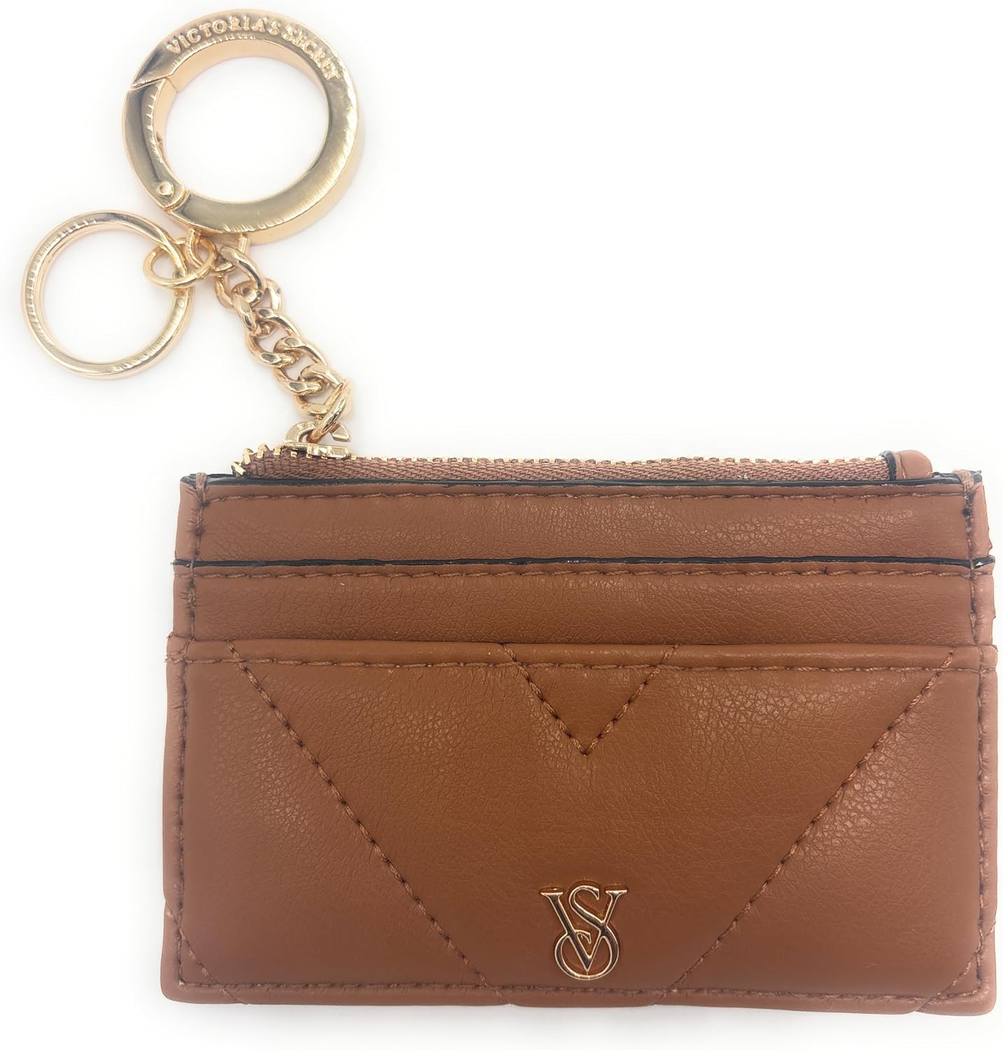 HOTVictoria's Secret The Victoria Card Case Keychain (Lt. Pink/Pink)
