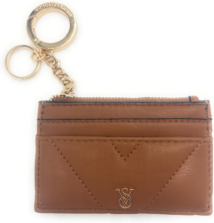 HOTVictoria's Secret The Victoria Card Case Keychain (Lt. Pink/Pink)