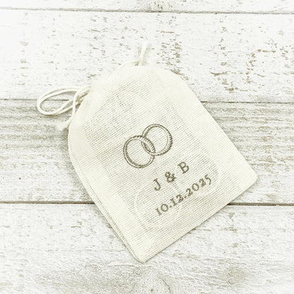 HOTPersonalized Wedding Ring Bag (Wedding Bands)