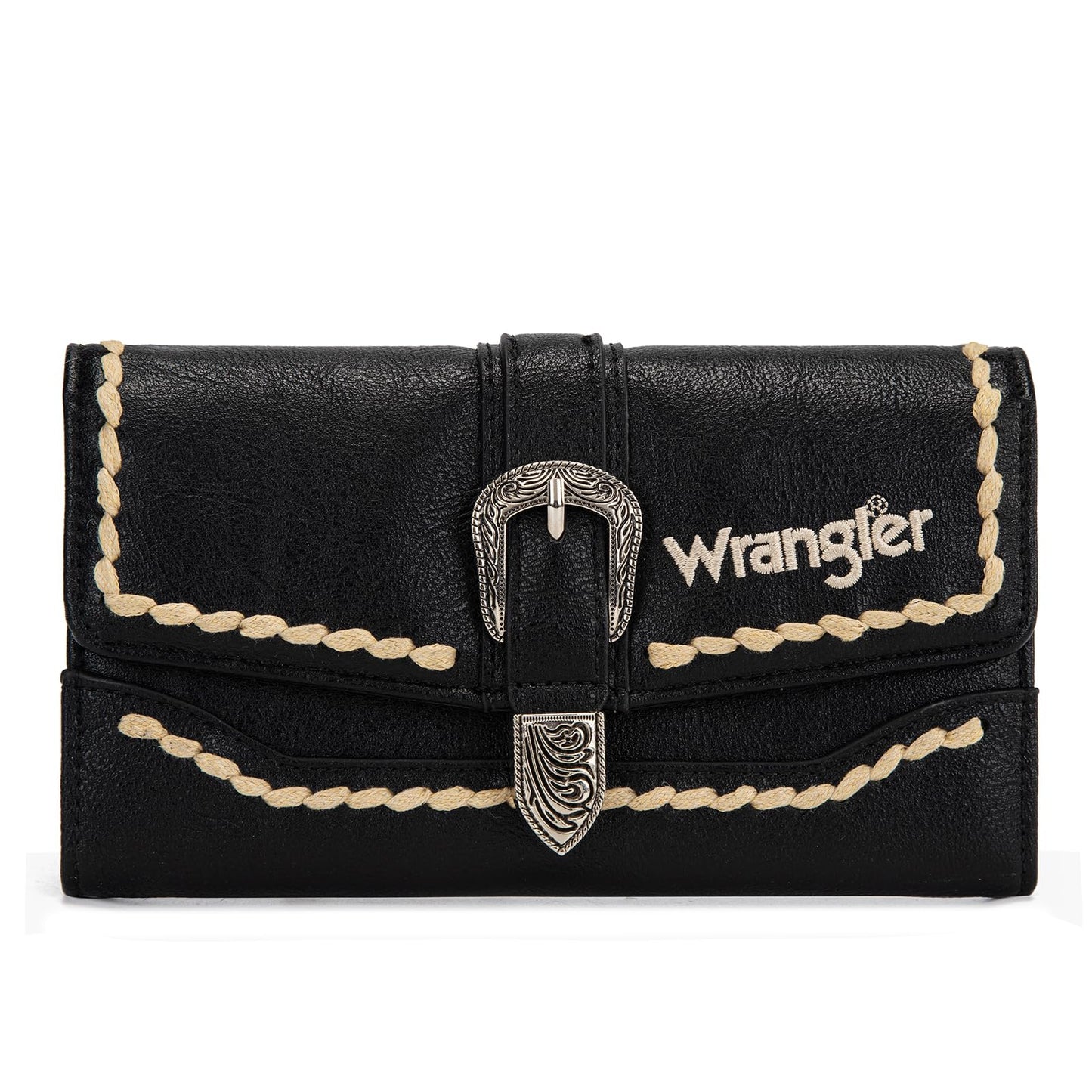 HOTMontana West Wrangler Wallets for Women Western Buckle RFID Blocking Wallet Credit Card Holder