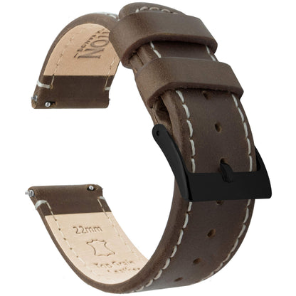 HOTBARTON WATCH BANDS - Top Grain Leather Watch Bands Compatible with Apple Watch Models - 1, 2, 3, 4, 5, 6, 7, 8, 9, 10, SE, Ultra & Ultra 2