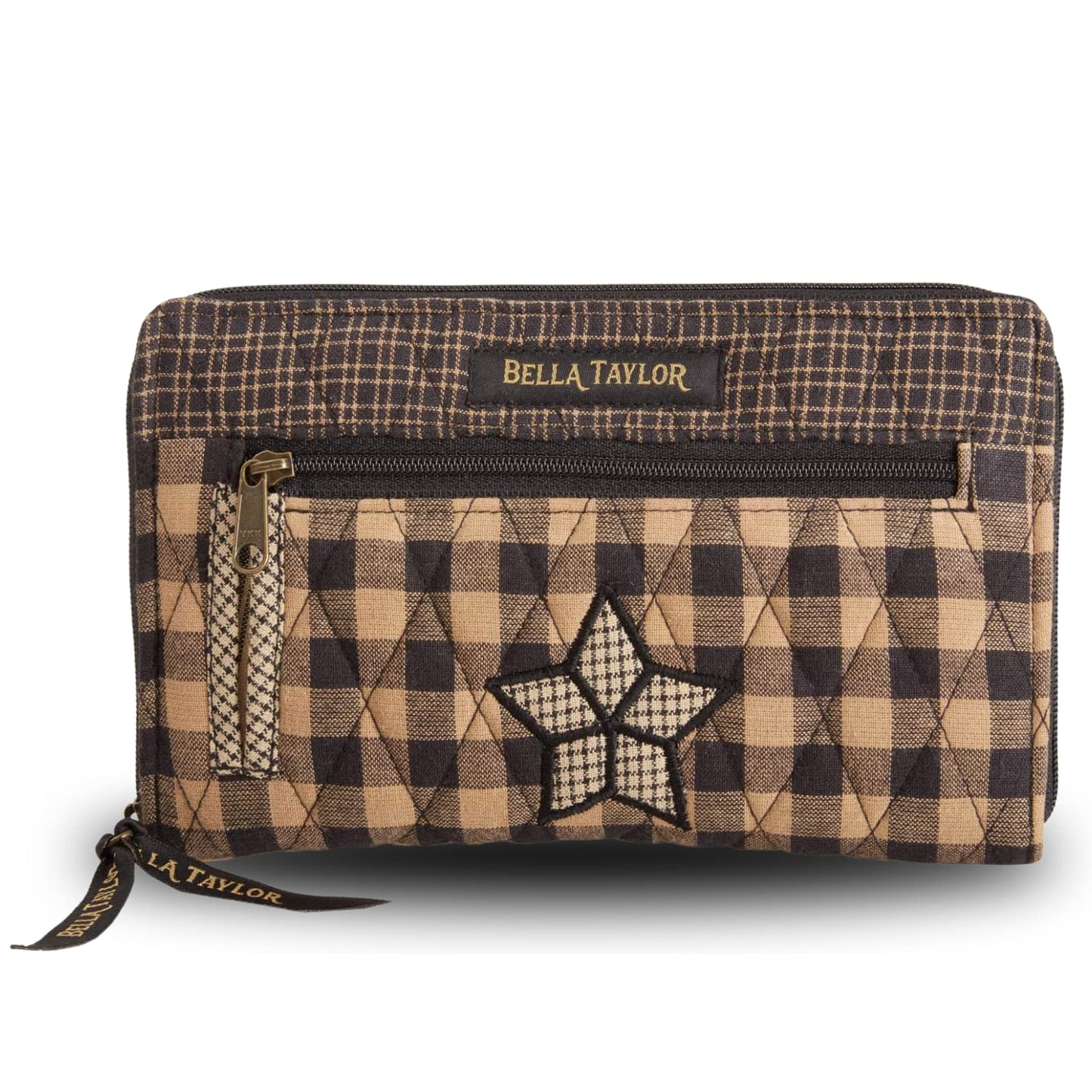 HOTBella Taylor Wrist Strap Wallet, Quilted Wristlet for Women | Lightweight, RFID blocking wristlet wallet, 11 card organizer, 4 cash/receipt slots, secure zipper, holds more, stays slim