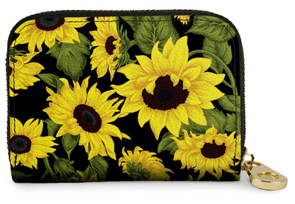 HOTMonarque RFID Secure Armored Zipper Wallet (Henri Matisse Cat)
