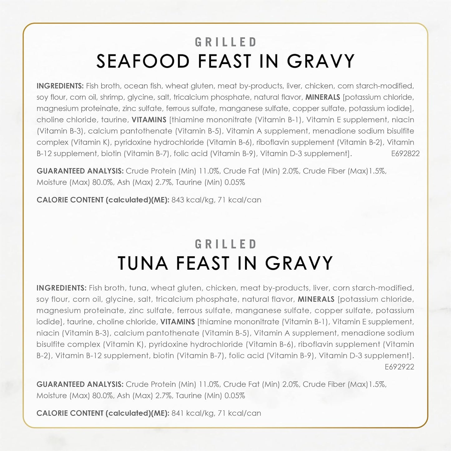 HOTPurina Fancy Feast Grilled Wet Cat Food Seafood Collection in Wet Cat Food Variety Pack - (Pack of 30) 3 oz. Cans