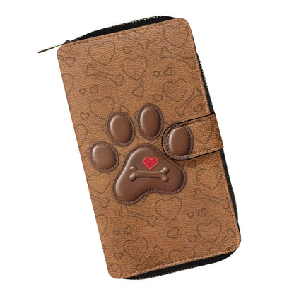 HOTCOEQINE Animal Wallet, Cute Chicken Long Leather Money Bag, Handbag With Zipper for Coin Phone, Travel Handbag for Party