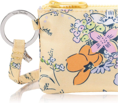 HOTVera Bradley Women's Recycled Lighten Up Reactive Zip ID Case and Lanyard Combo