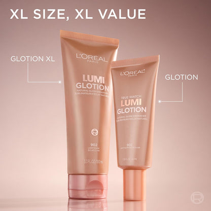 HOTL'Oreal Paris Makeup True Match Lumi Glotion, Natural Glow Enhancer, Illuminator Highlighter, Bronzing Drops For a Sun-Kissed Glow, 903 Medium