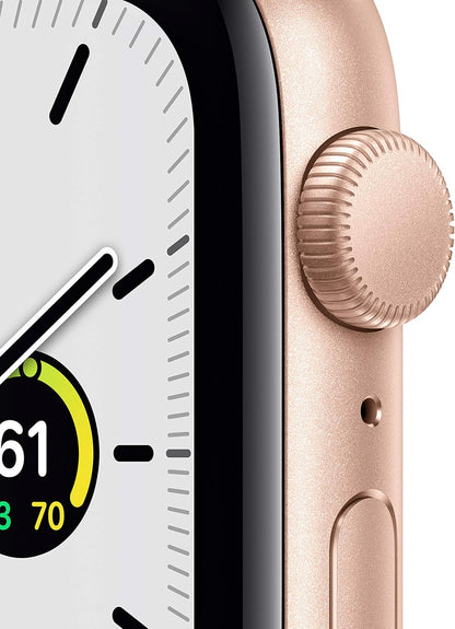 HOTApple Watch SE (GPS, 44mm) - Gold Aluminum Case with Pink Sand Sport Band (Renewed)