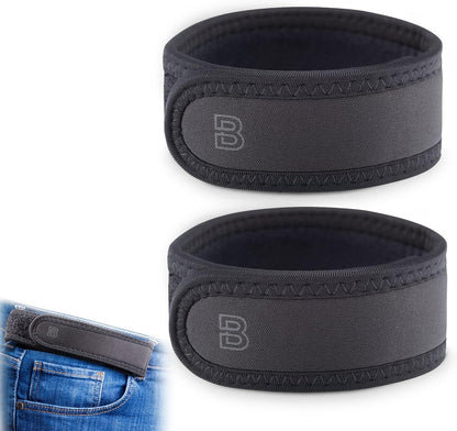 HOTBeltBro Pro for Men and Women Elastic No Buckle Invisible Belt Patented Metal Free TSA Soft Adjustable Side Tactical Belt