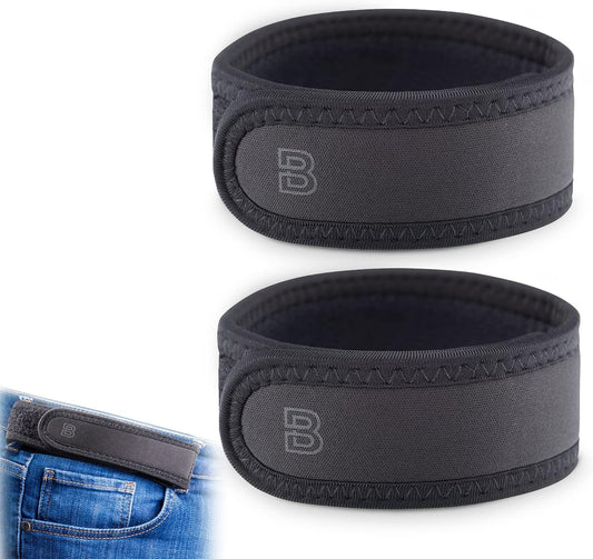 HOTBeltBro Pro for Men and Women Elastic No Buckle Invisible Belt Patented Metal Free TSA Soft Adjustable Side Tactical Belt