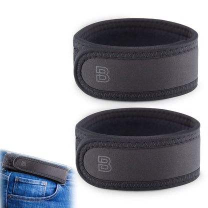 HOTBeltBro Pro for Men and Women Elastic No Buckle Invisible Belt Patented Metal Free TSA Soft Adjustable Side Tactical Belt