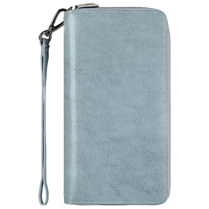 HOTLavemi Small Compact Women Wallet RFID Blocking Genuine Leather Bifold Purse with ID Windows