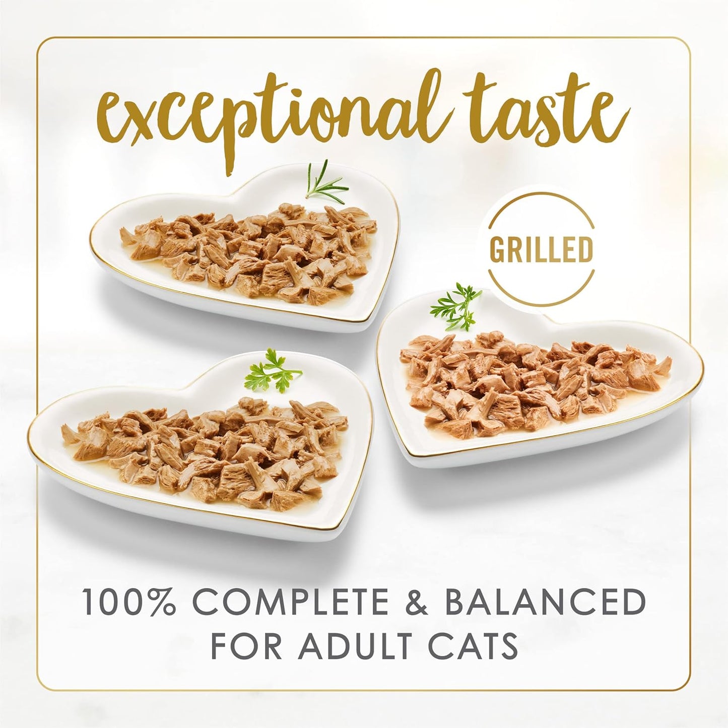 HOTPurina Fancy Feast Grilled Wet Cat Food Poultry and Beef Collection Wet Cat Food Variety Pack - (Pack of 24) 3 oz. Cans
