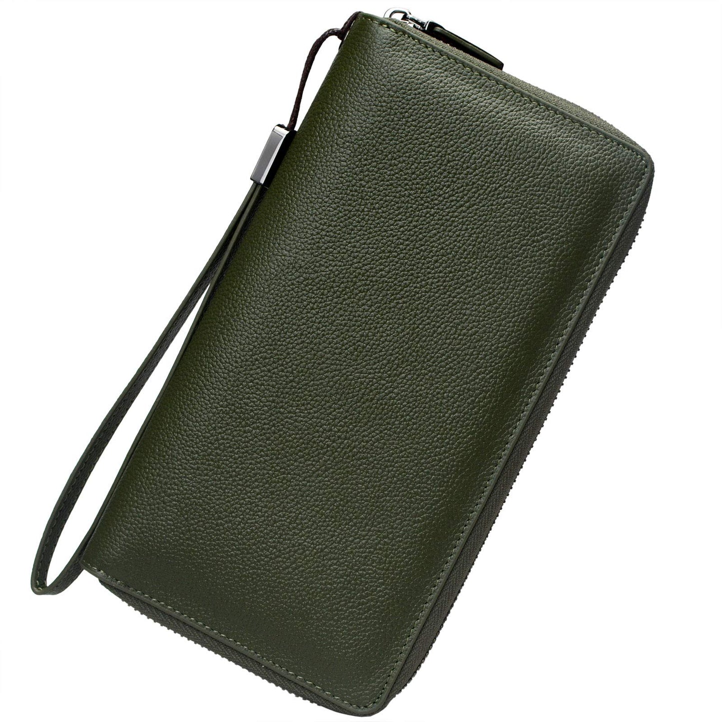 HOTBveyzi Women RFID Blocking Wallet Leather Zip Around Phone Clutch Large Capacity Ladies Travel Purse Wristlet