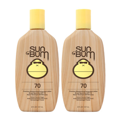 HOTSun Bum Original SPF 50 Sunscreen Body Lotion - Broad Spectrum Moisturizing Sunscreen with Vitamin E - Hawaii 104 Act Compliant (Made without Octinoxate & Oxybenzone) - 8 oz
