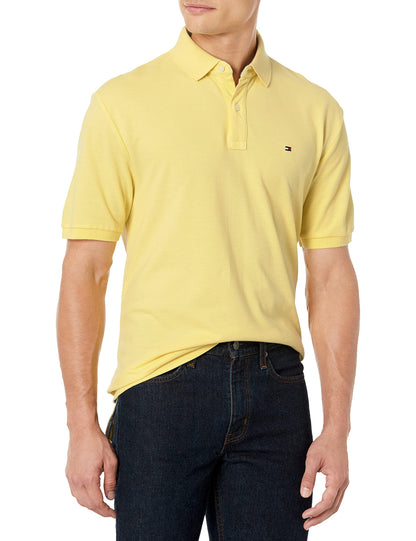 HOTTommy Hilfiger Men's Short Sleeve Cotton Pique Polo Shirt in Classic Fit