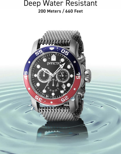 HOTInvicta Pro Diver Men's Stainless Steel Quartz Movement Watch - 48 mm