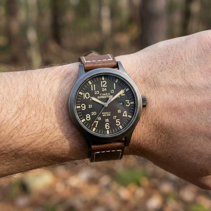 HOTTimex Expedition Scout 40mm Men’s Analog Watch | Luminous Hands | Durable Comfortable Adjustable Strap | 24 Hour Time | Rugged Outdoor Watch | 50M Water Resistance