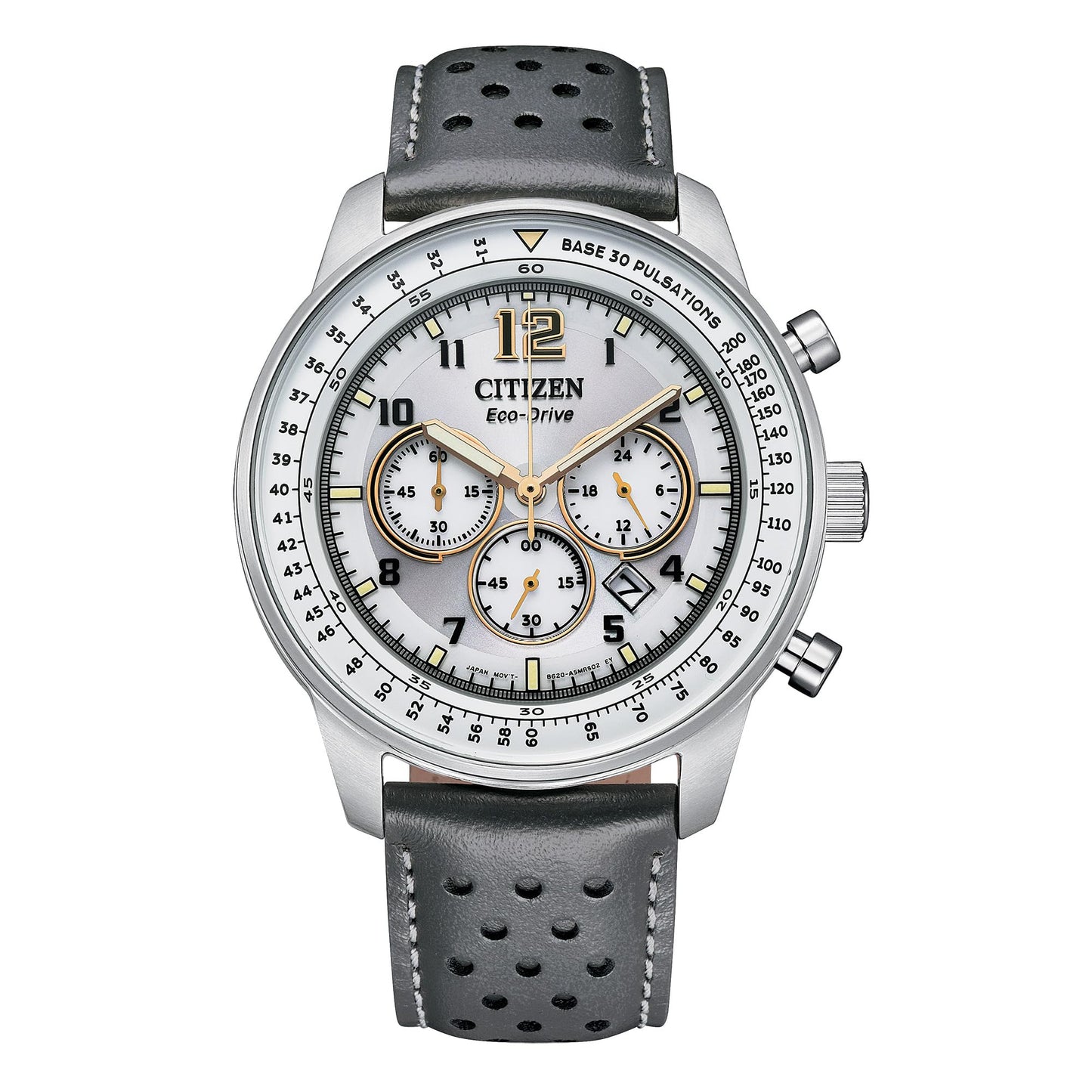 HOTCitizen Men's Eco-Drive Sport Casual Chronograph Watch