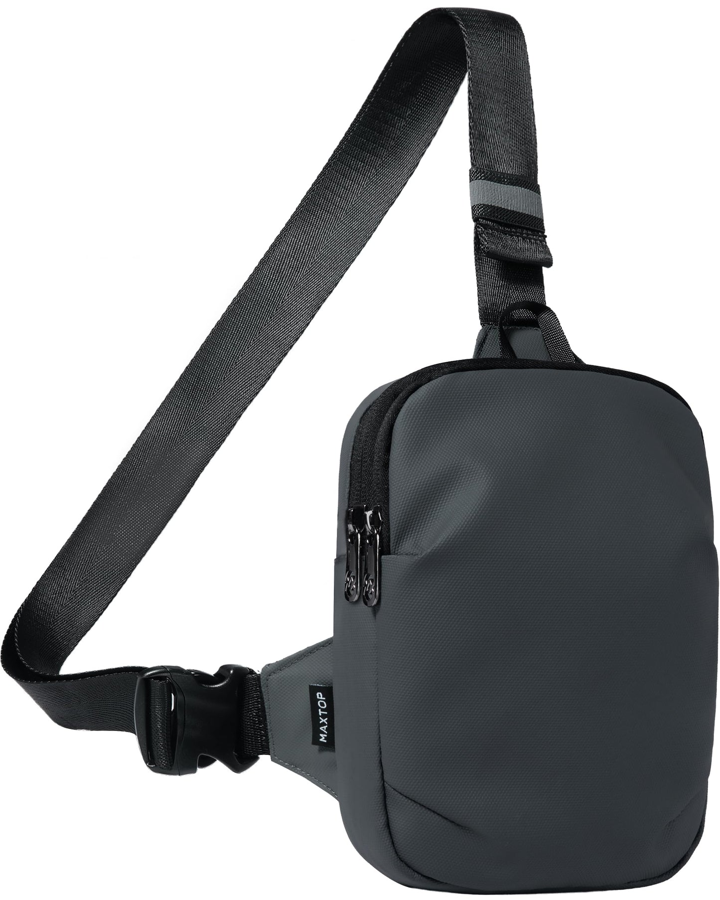 HOTMAXTOP Crossbody Bags for Women Men Lightweight Sling Bag Fanny Packs for Travel Casual Outdoors Gifts for Family Black