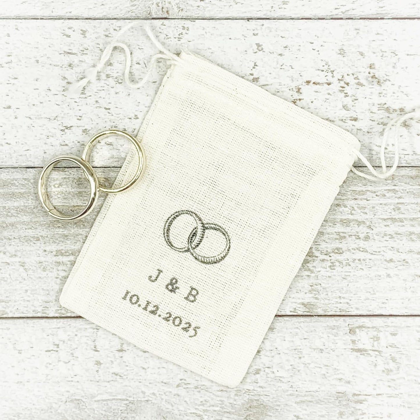 HOTPersonalized Wedding Ring Bag (Wedding Bands)