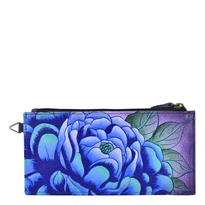 HOTAnna by Anuschka Women's Hand Painted Genuine Leather Organizer Wallet | Hand Painted