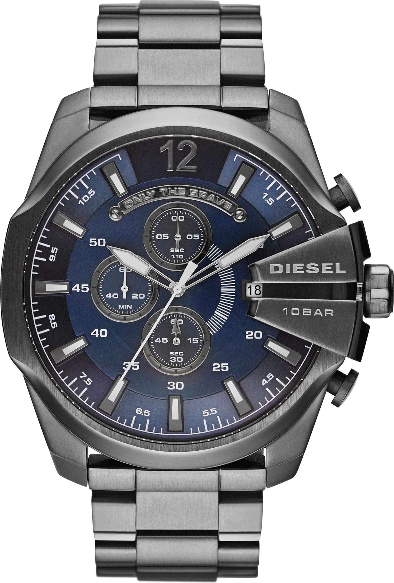 HOTDiesel Mega Chief Watch for Men, Chronograph Men's Watch