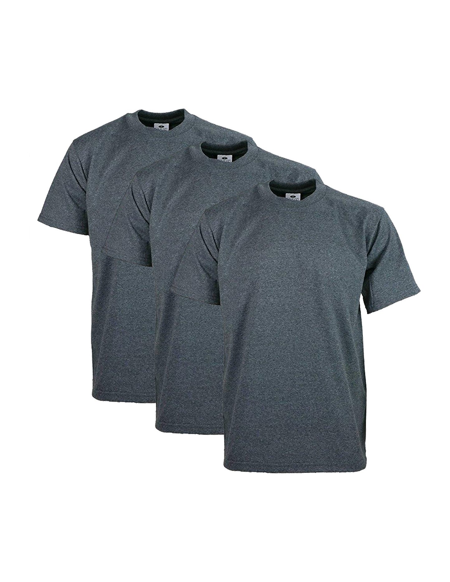 HOTPro Club Men's 3-Pack Heavyweight Cotton Short Sleeve Crew Neck T-Shirt