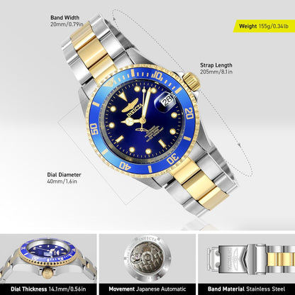 HOTInvicta Men's Pro Diver Collection Coin-Edge Automatic Watch