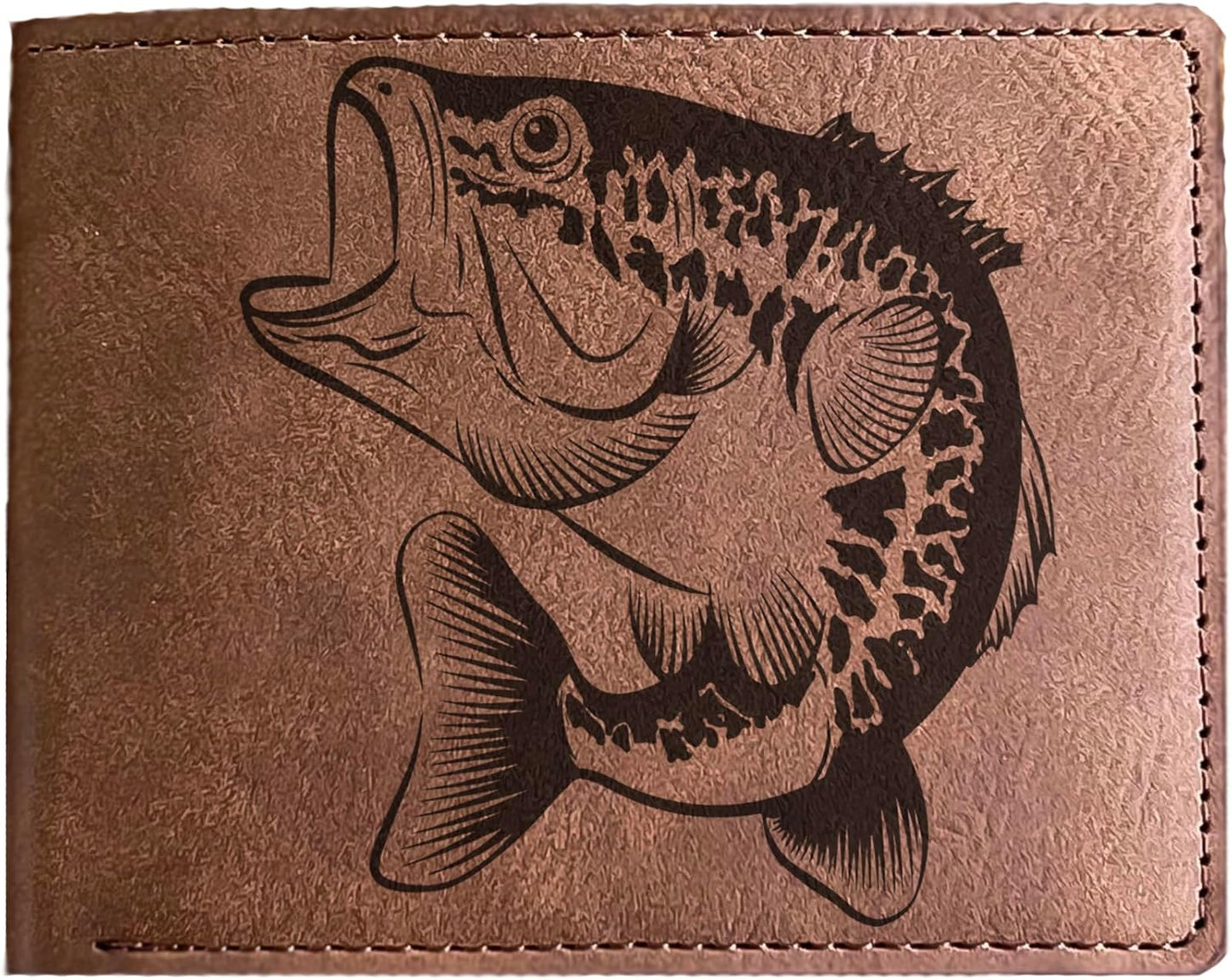 HOTFish Engraved Wallet - Perfect Gift for Fishing Enthusiasts on Father's Day, Birthdays or Christmas
