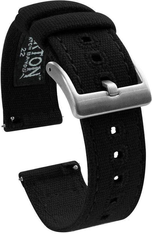 HOTBARTON Canvas Quick Release Watch Band Straps