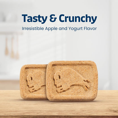 HOTBlue Buffalo Health Bars Apples & Yogurt Crunchy Dog Biscuits, Oven-Baked with Real Apples & Natural Ingredients, Healthy Dog Treats with No Artificial Flavors or Preservatives, Jumbo Box 3.5 lbs.