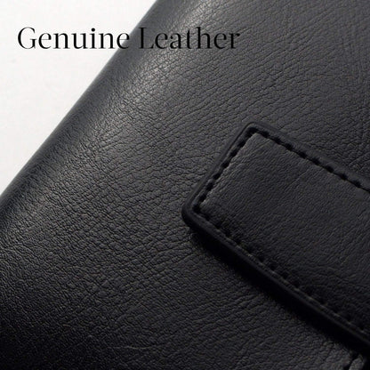 HOTBveyzi Small Leather Wallet for Women, RFID Bifold with ID Window | Holds 11 cards, a pull-out ID sleeve, zippered coin pocket & bill slot — fits crossbody bags and keeps everything organized