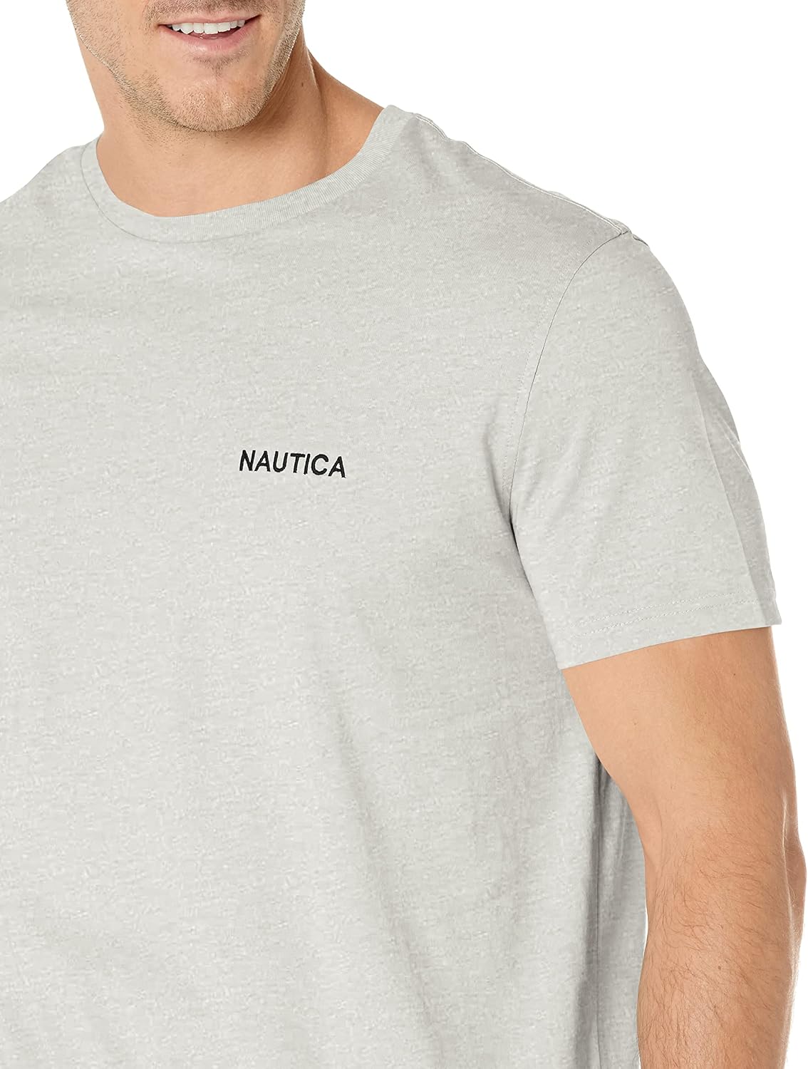 HOTNautica Men's Short Sleeve Solid Crew Neck T-Shirt Shirt