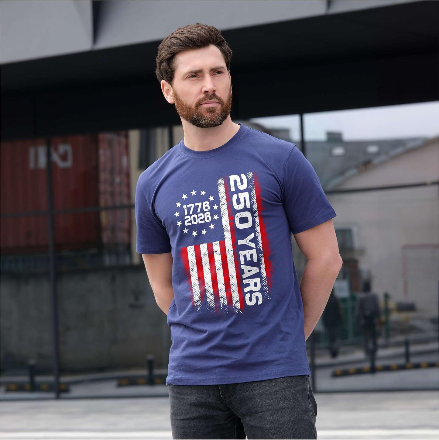 HOTSilver Lake T-shirts 4th of July US 250 Years Birthday T-Shirt Independence Day Flag 1776-2026 Freedom Tee