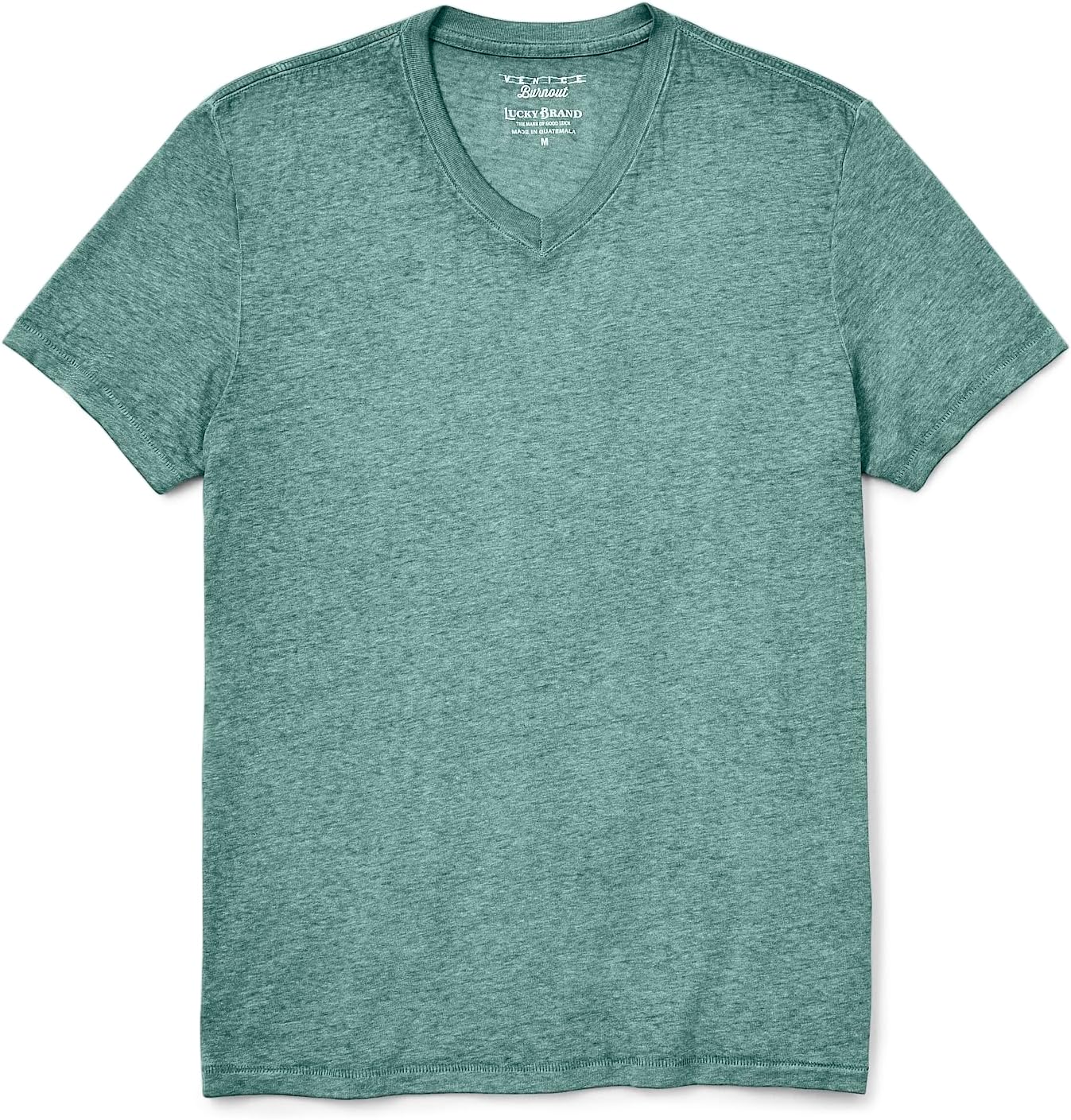HOTLucky Brand Men's Venice Burnout V Neck Tee