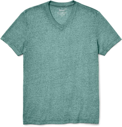 HOTLucky Brand Men's Venice Burnout V Neck Tee