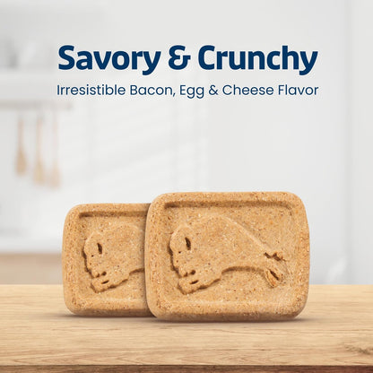HOTBlue Buffalo Health Bars Bacon, Egg & Cheese Crunchy Dog Biscuits, Oven-Baked with Real Bacon & Natural Ingredients, Healthy Dog Treats with No Artificial Flavors or Preservatives, Jumbo Box 3.5 lbs.
