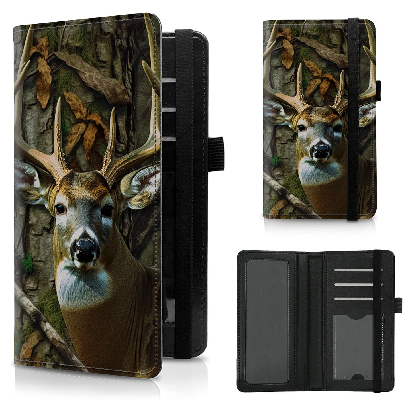 HOTCheck Book Cover for Personal Checkbook American Flag Sunflowers Cow Pattern Design PU Leather Checkbook Cover for Men Women with Card Slot & Pen Holder and Elastic Strap for Duplicate Checks