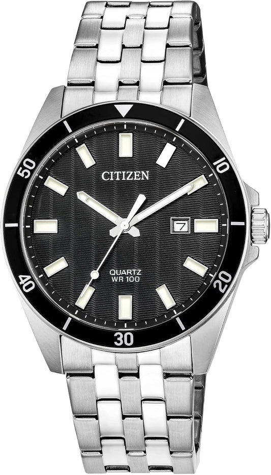 HOTCitizen Quartz Mens Watch, Stainless Steel, Classic