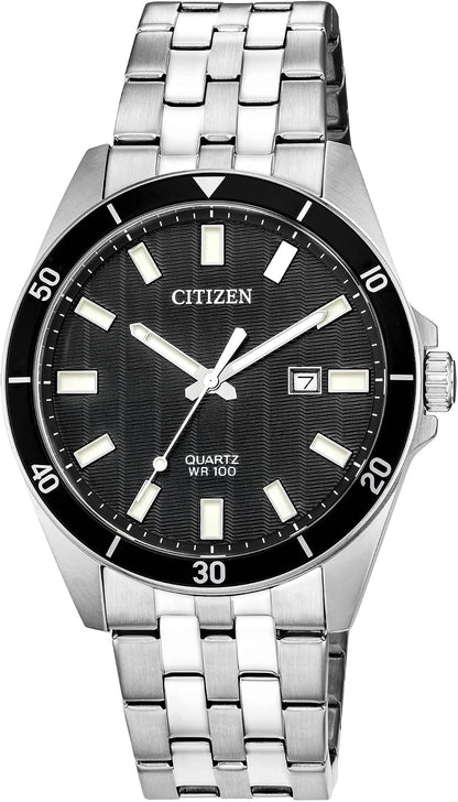 HOTCitizen Quartz Mens Watch, Stainless Steel, Classic