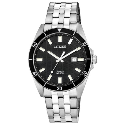HOTCitizen Quartz Mens Watch, Stainless Steel, Classic