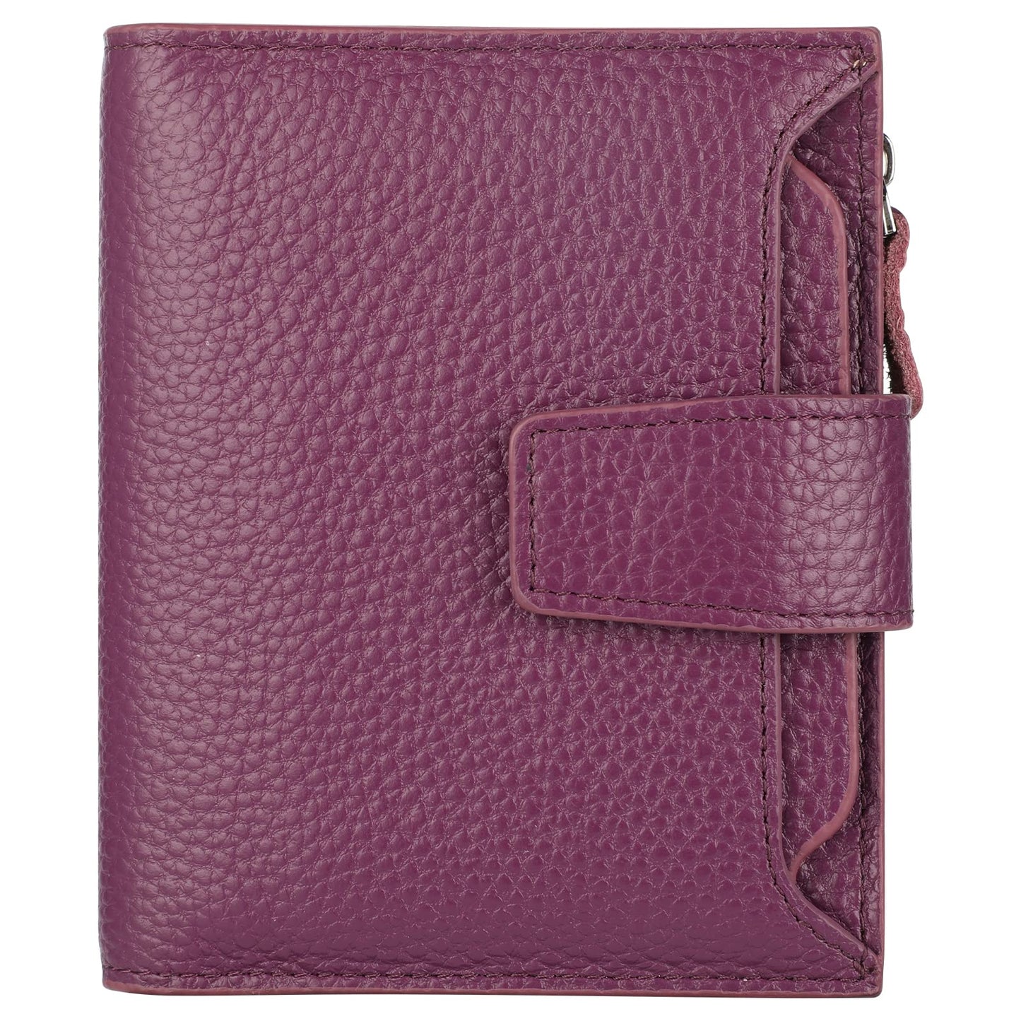 HOTLavemi Small Compact Women Wallet RFID Blocking Genuine Leather Bifold Purse with ID Windows