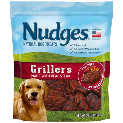 HOTBlue Buffalo Nudges Chicken Homestyle Natural Dog Treats, Pot-Pie-Inspired Recipe, Healthy Reward or Training Treat, Made in the USA with Real Chicken, No Artificial Preservatives, 16 oz.