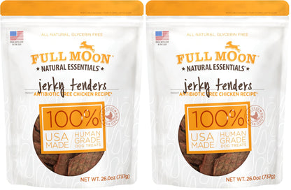 HOTFull Moon Chicken Jerky Tenders Healthy All Natural Dog Treats Human Grade Made in USA 26 oz