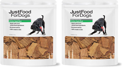 HOTJust Food for Dogs Single Ingredient Healthy Dog Treats and Dog Snacks, Jerky Treats, Human Grade, Preservative and Grain Free, Rawhide Free Chews, Low Calorie Treat - Chicken Breast, 5 oz