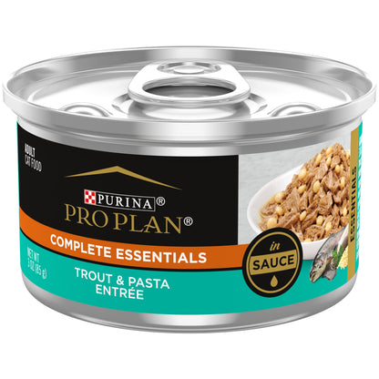 HOTPurina Pro Plan Gravy, High Protein Wet Cat Food Variety Pack, Complete Essentials Chicken and Turkey Favorites - (Pack of 24) 3 oz. Cans